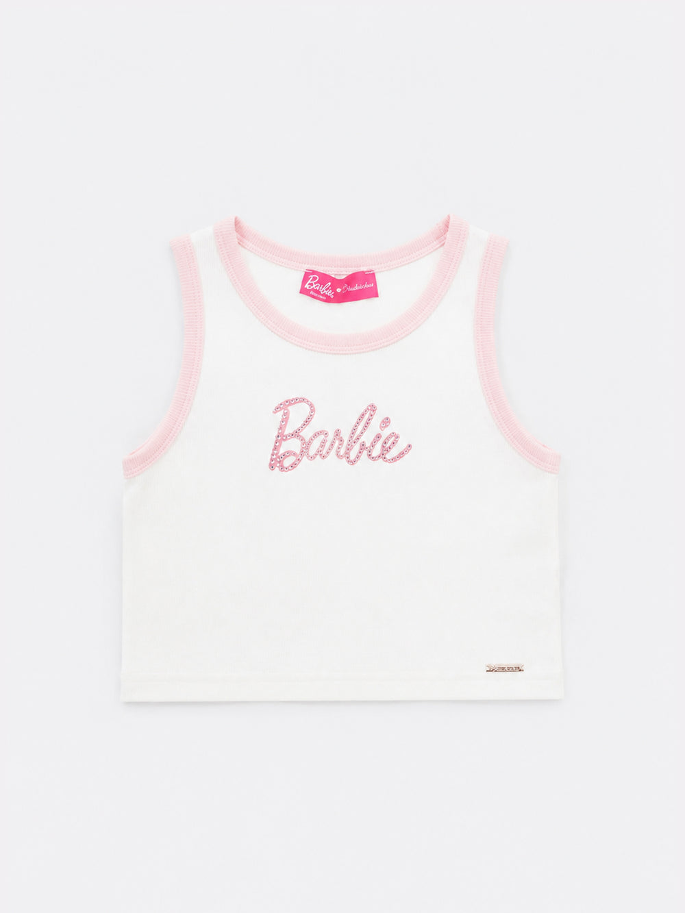 Regata Cropped Rib Cristal Barbie