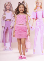 Blusa Alça Cropped Multi Laços Tule Barbie