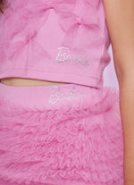 Saia Short FruFru Tule Barbie