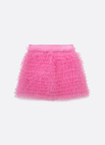 Saia Short FruFru Tule Barbie