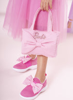 Bolsa Puffer Laço Sarja Barbie