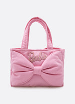 Bolsa Puffer Laço Sarja Barbie