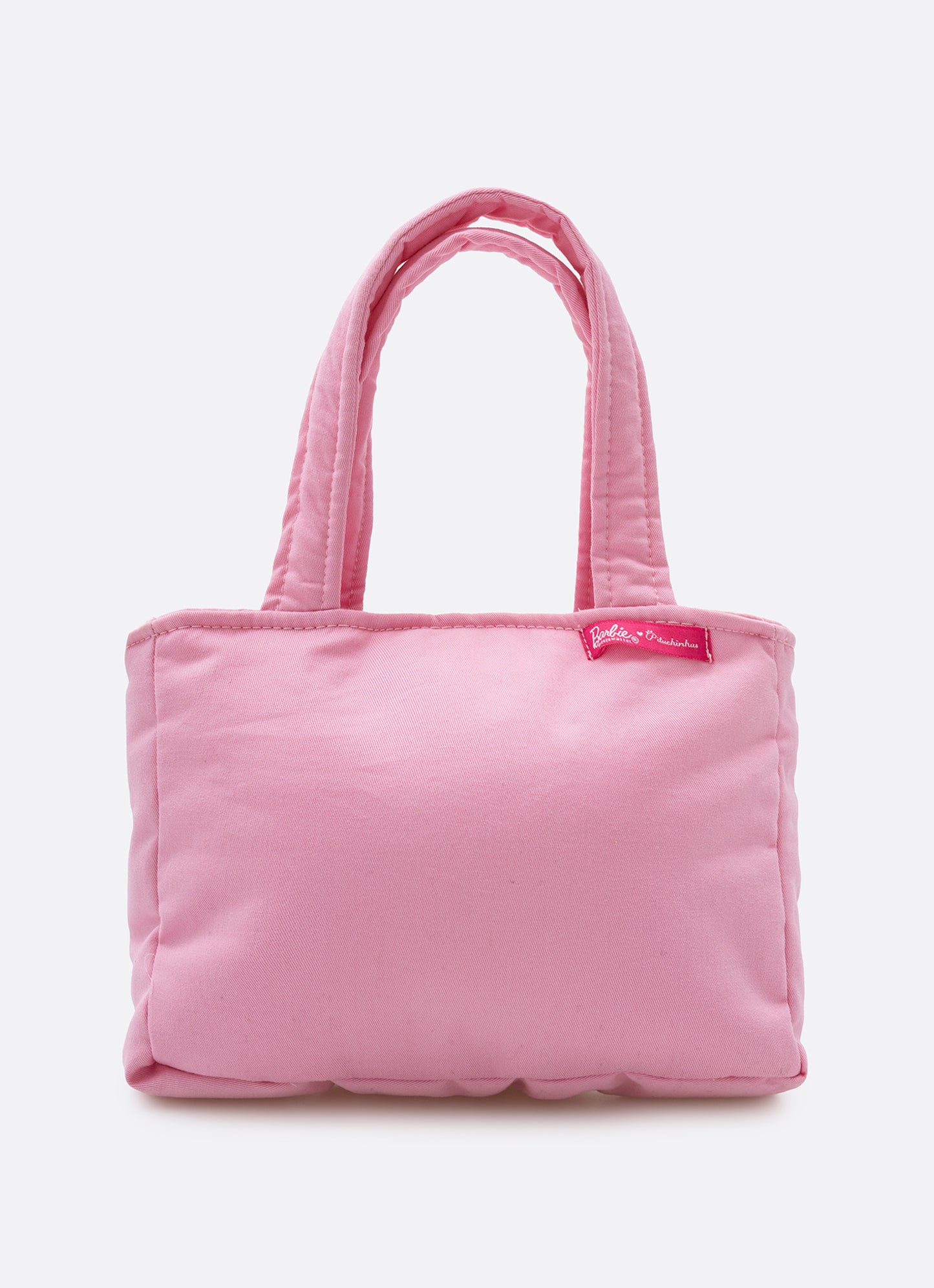 Bolsa Puffer Laço Sarja Barbie