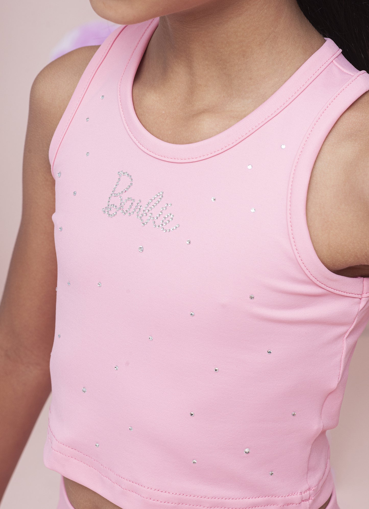 Regata Cropped Light Cristais Barbie