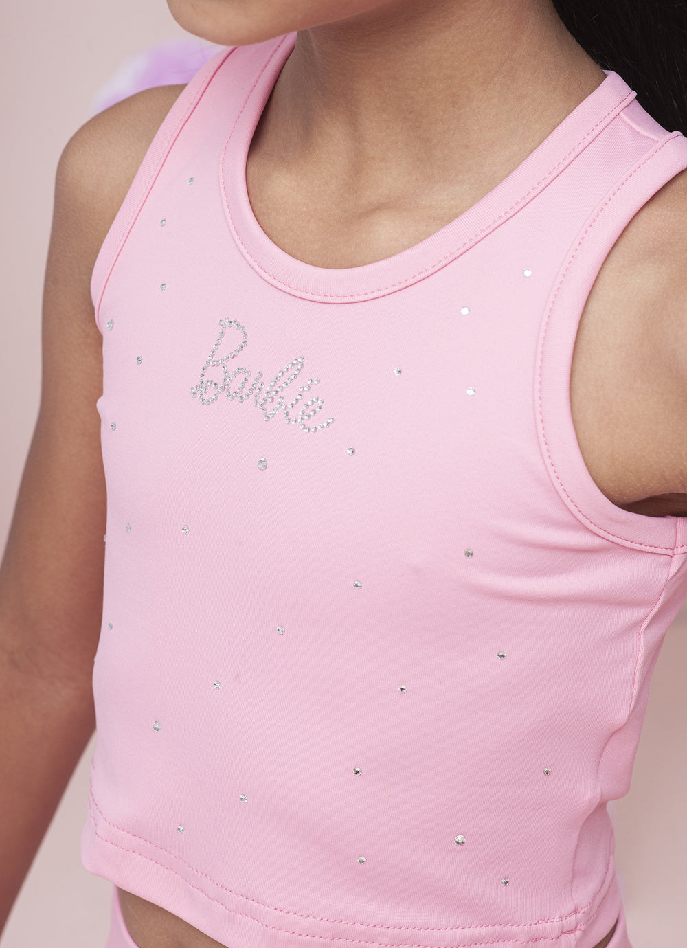 Regata Cropped Light Cristais Barbie