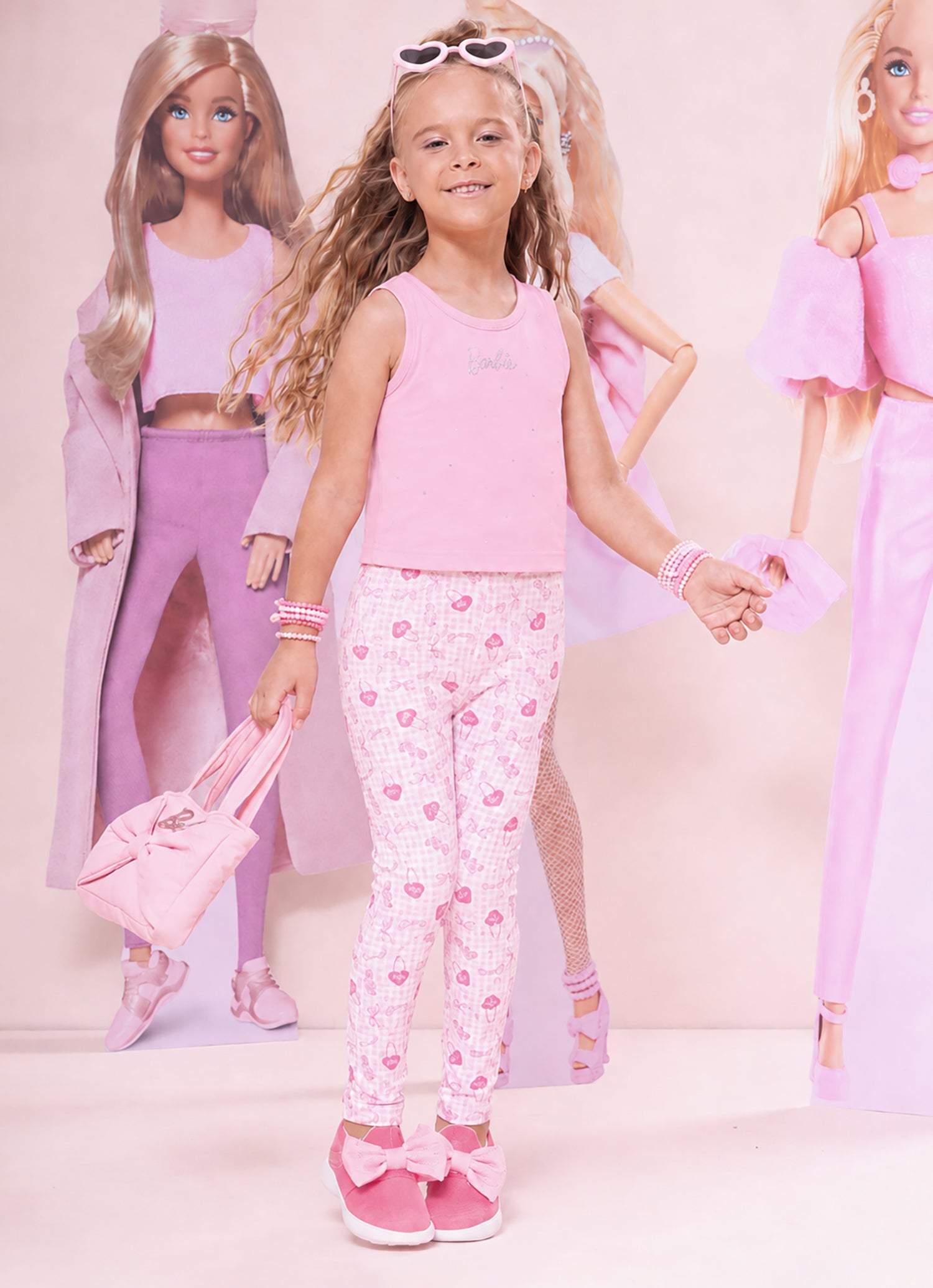 Legging Light Est Barbie Xadrez