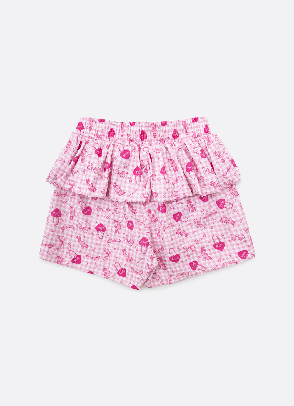 Short Algodão Barbie Babado Balonê