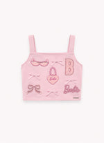 Blusa Cropped Algodão Multi Patches Barbie