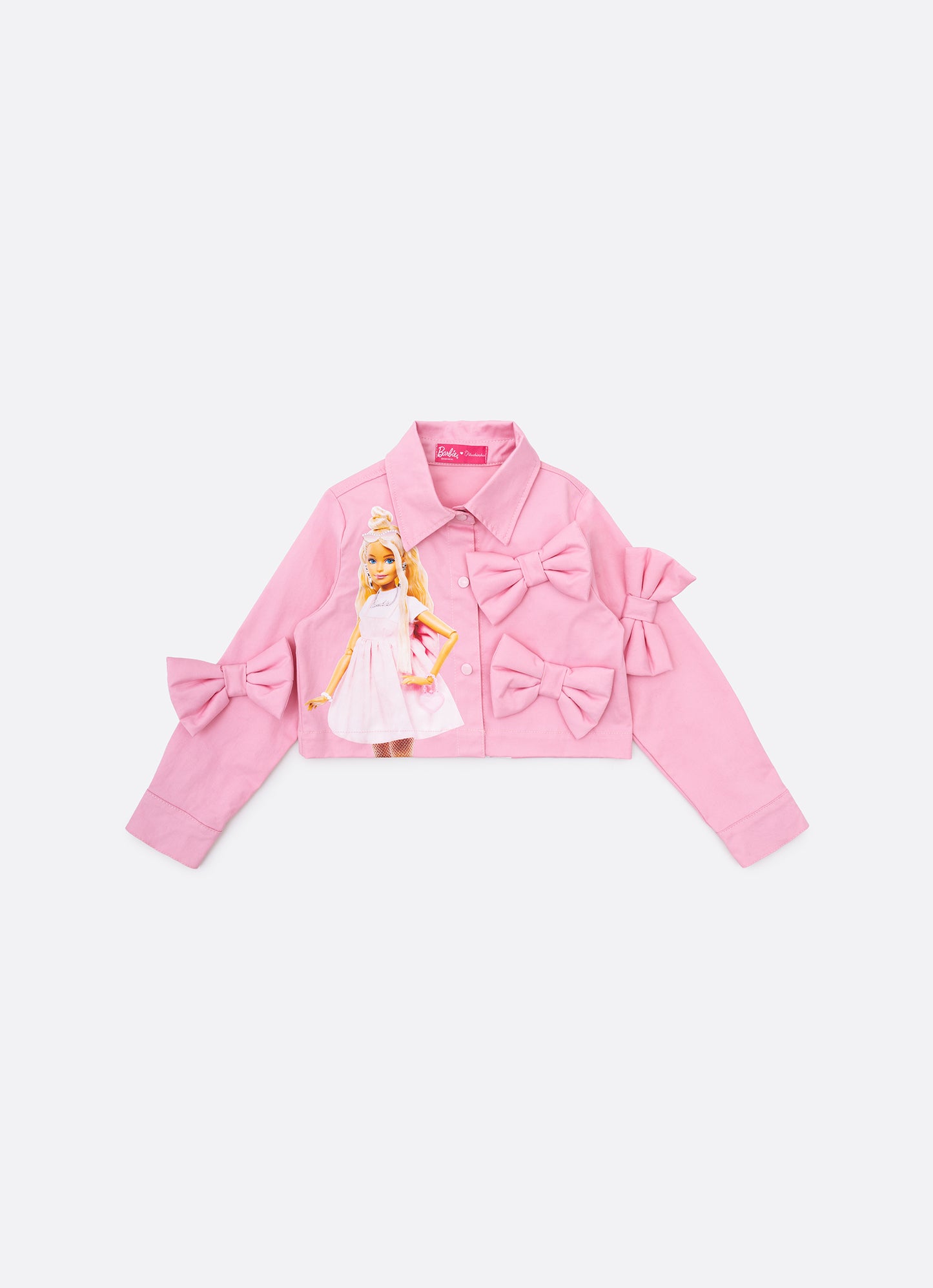 Jaqueta Sarja Laços Puffer Barbie