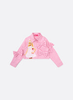 Jaqueta Sarja Laços Puffer Barbie
