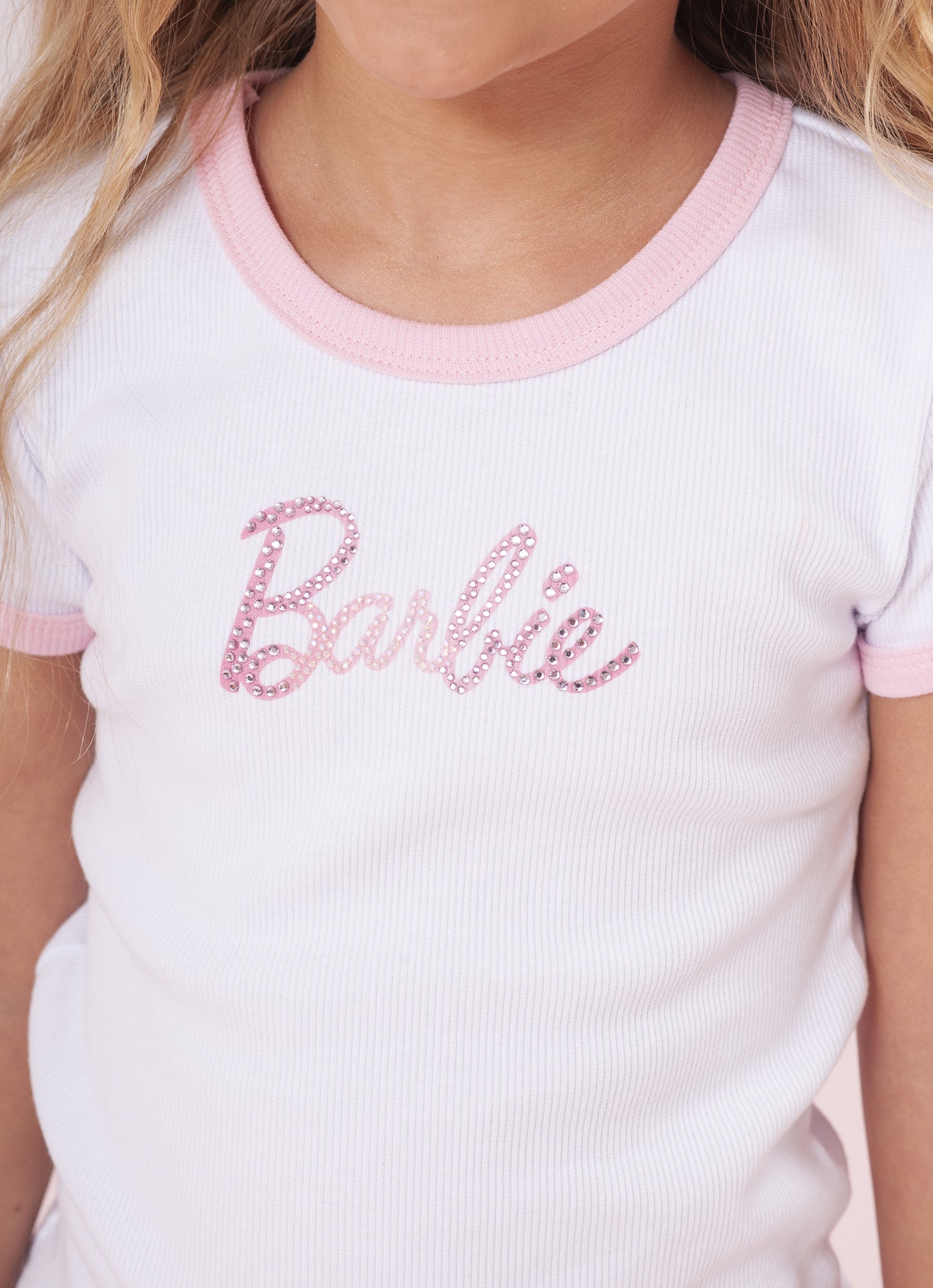 Blusa Rib Barbie Cristal