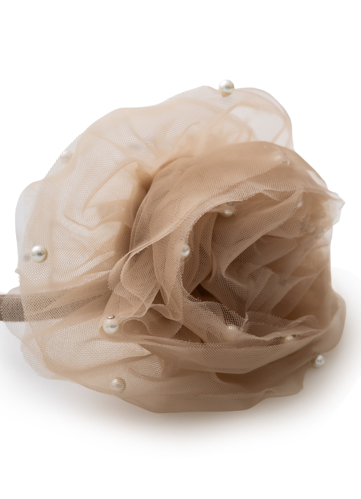 Arco Maxi Flor Tule Pérolas