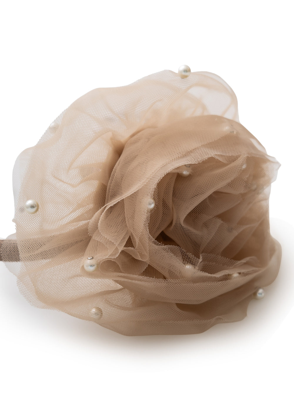 Arco Maxi Flor Tule Pérolas