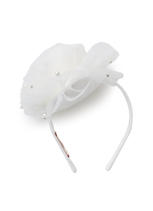 Arco Maxi Flor Tule Pérolas