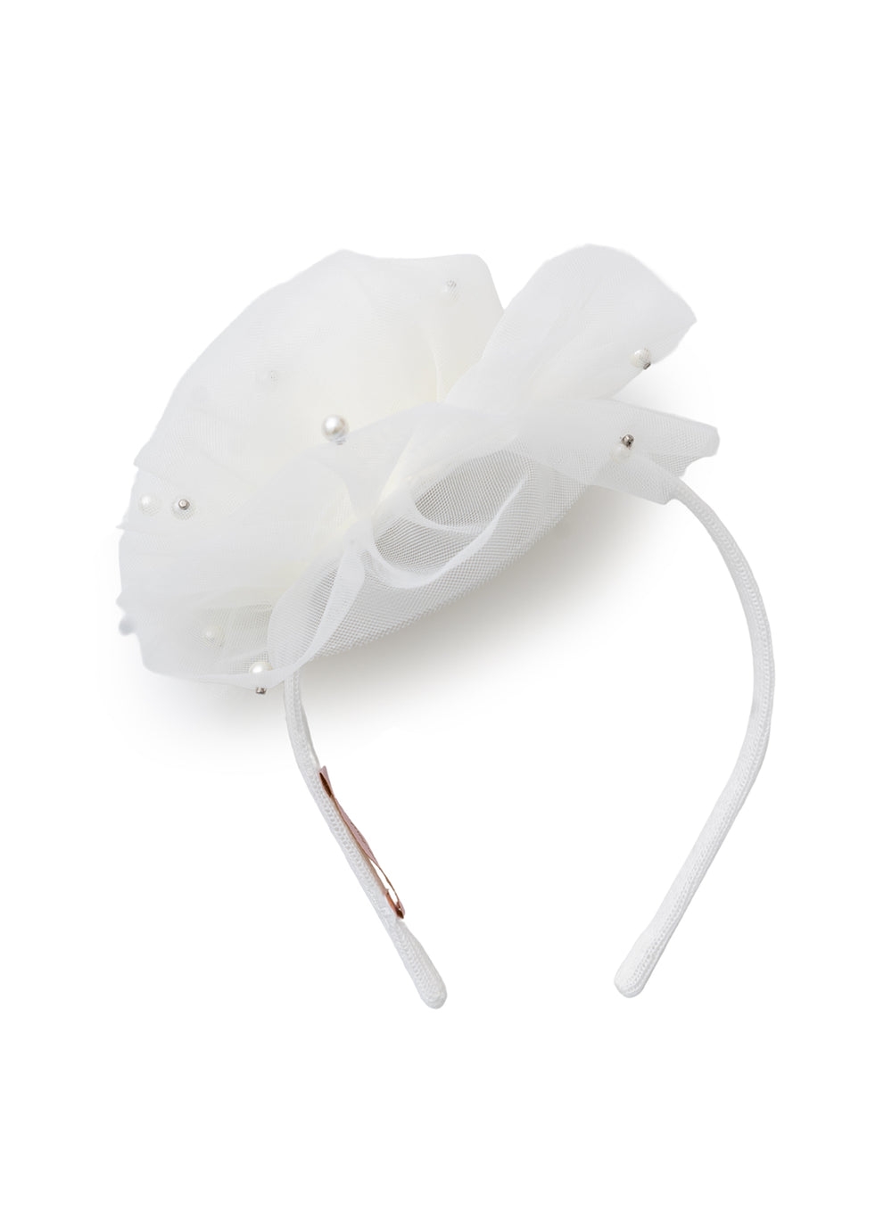 Arco Maxi Flor Tule Pérolas