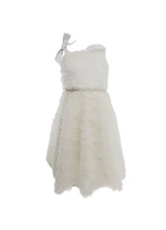 Vestido Festa Tule Frufru Laço