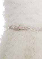 Vestido Festa Tule Frufru Laço