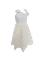 Vestido Festa Tule Frufru Laço