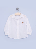Camisa Algodão e Linho Patche For Boys