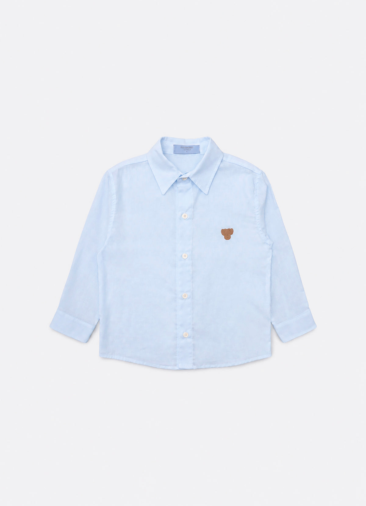 Camisa Algodão e Linho Patche For Boys
