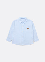 Camisa Algodão e Linho Patche For Boys