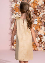 Vestido Festa Cetim Maxi Laços