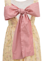 Vestido Algodão Multi Flores e Cachorrinhos Laço Costas