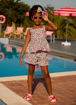 Short Algodão Animal Print Babadinho Resort