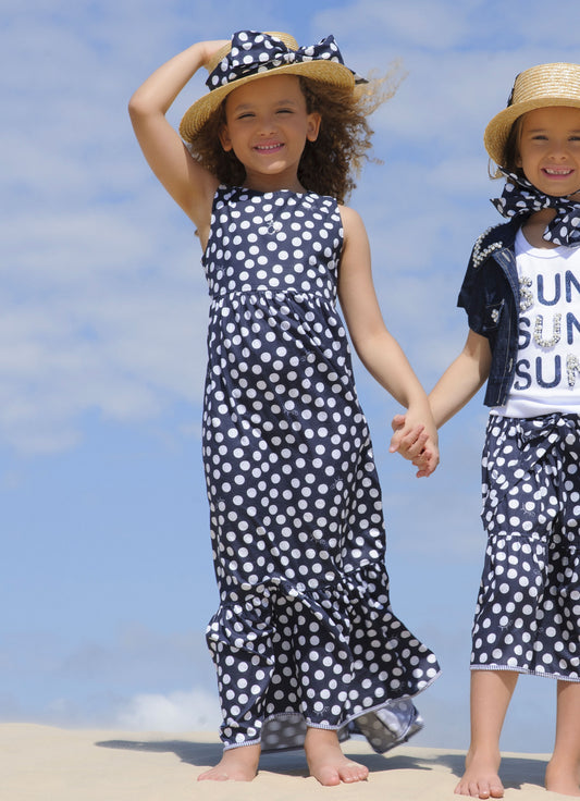 Vestido Longo Algodão Estampado