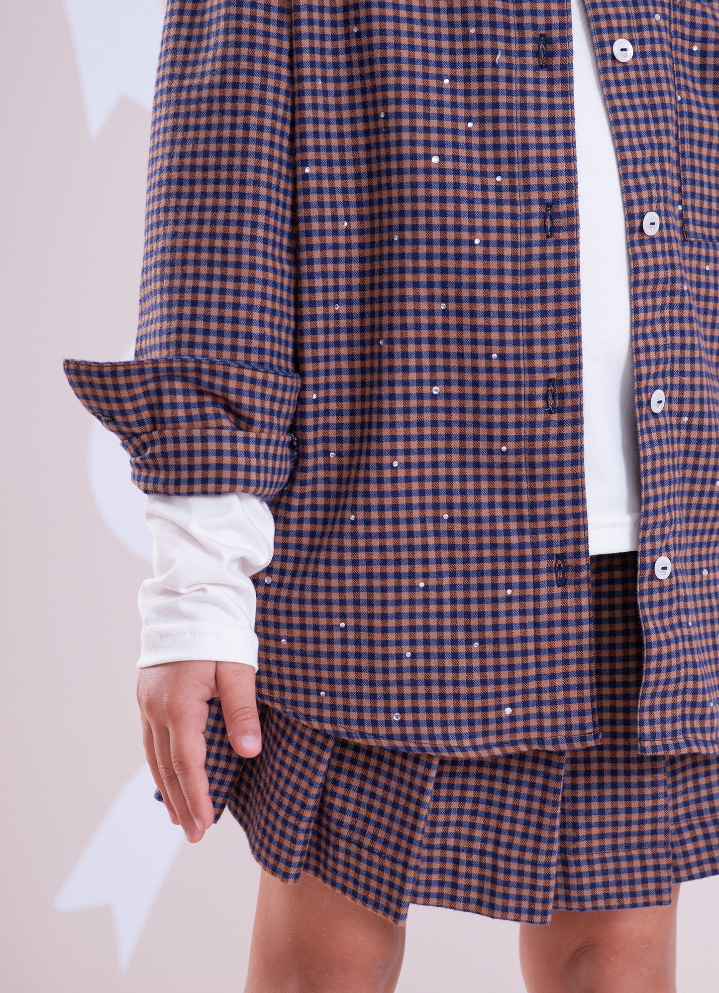 Camisa Xadrez Blue Cristais