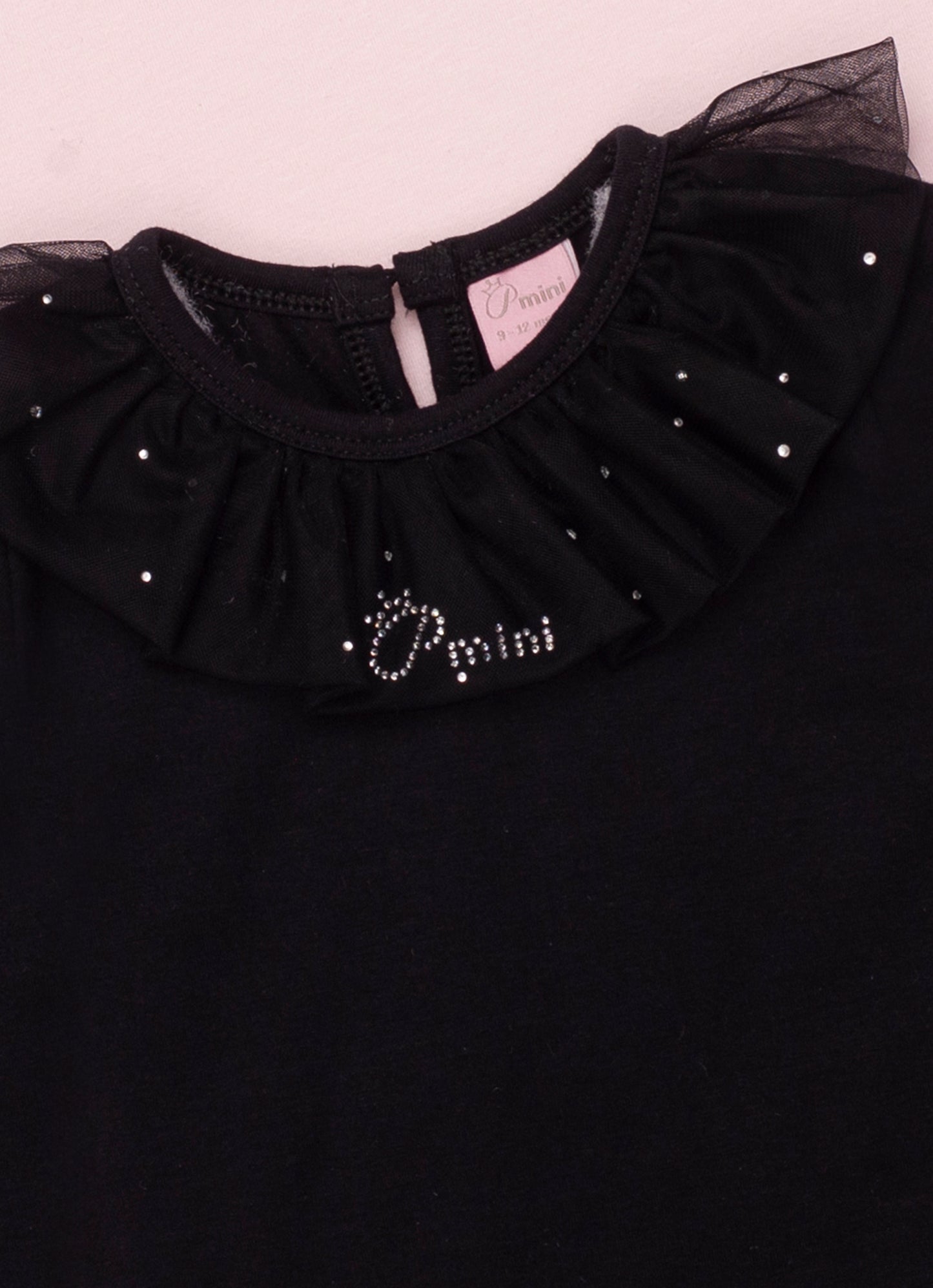 Body Cotton Gola Tule Cristais