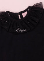 Body Cotton Gola Tule Cristais