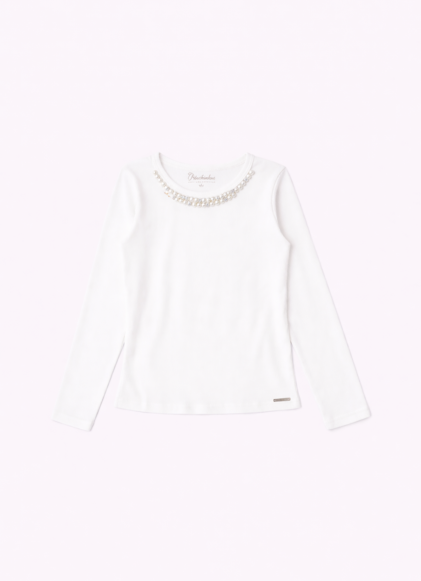 Blusa Ribana Bordado Pérolas e Cristais