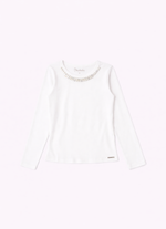Blusa Ribana Bordado Pérolas e Cristais