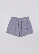 Short Algodão Xadrez Patches