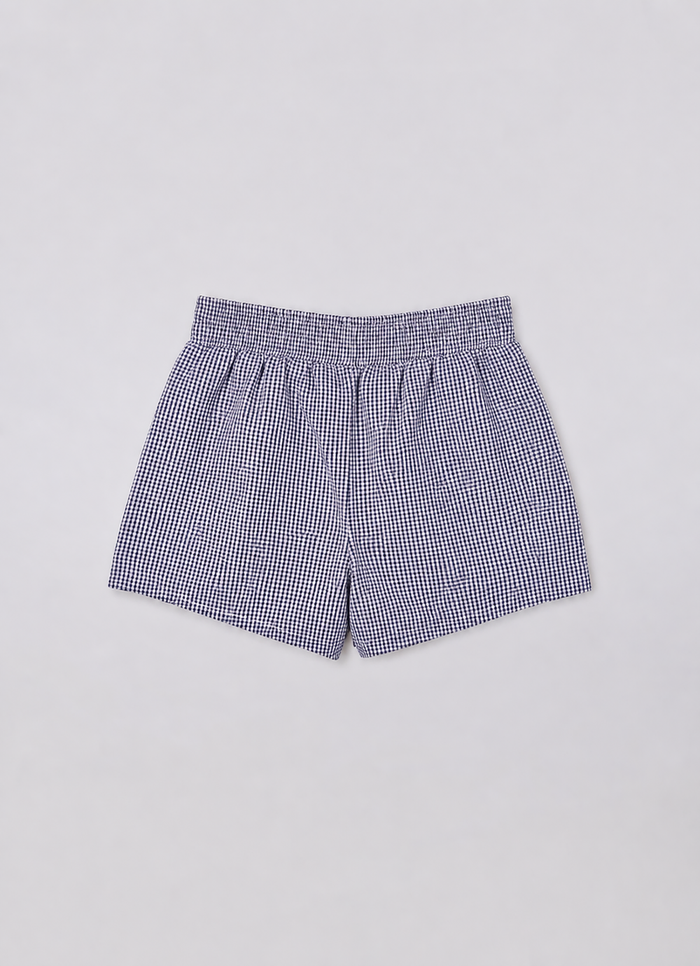Short Algodão Xadrez Patches