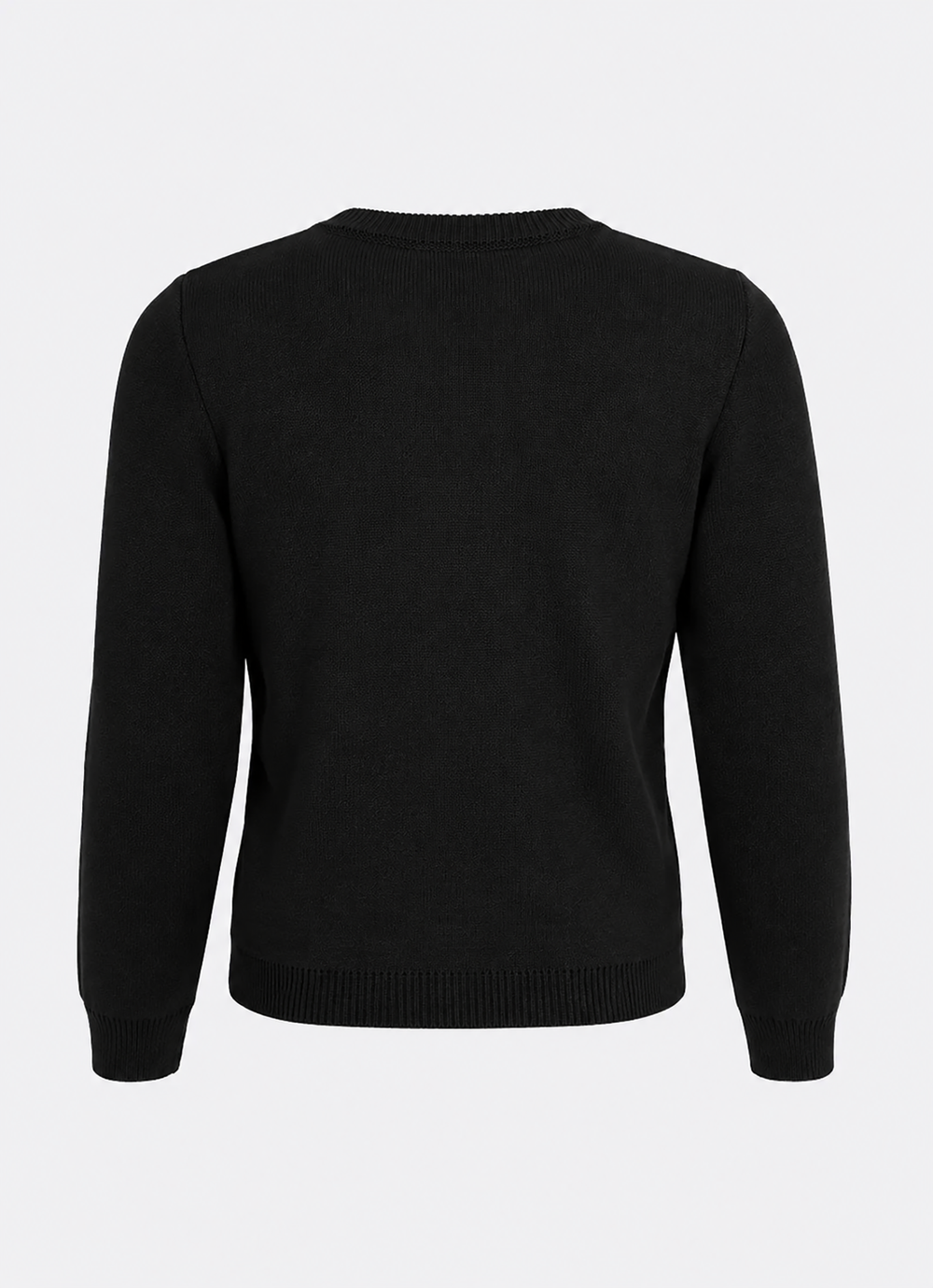 Casaco Tricot Maxi Laço Bordado Pérolas e Cristais