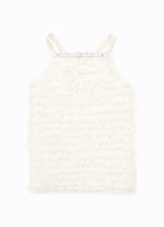 Blusa Ribana Frufru Tule Bordados