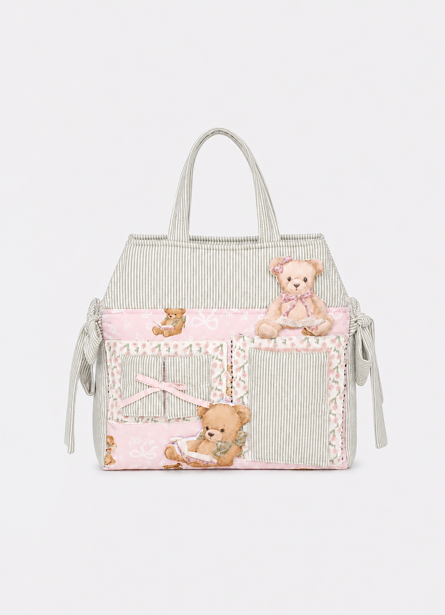 Bolsa Conceito Casinha Ursinhas Puffer