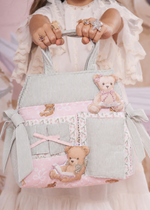 Bolsa Conceito Casinha Ursinhas Puffer