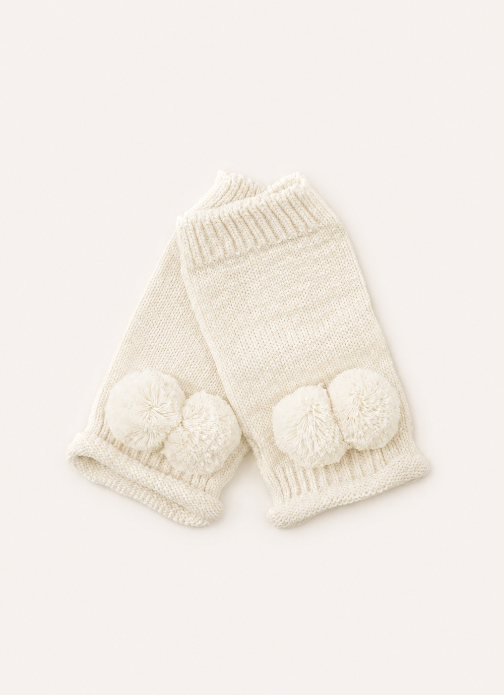 Luva Tricot Pompom