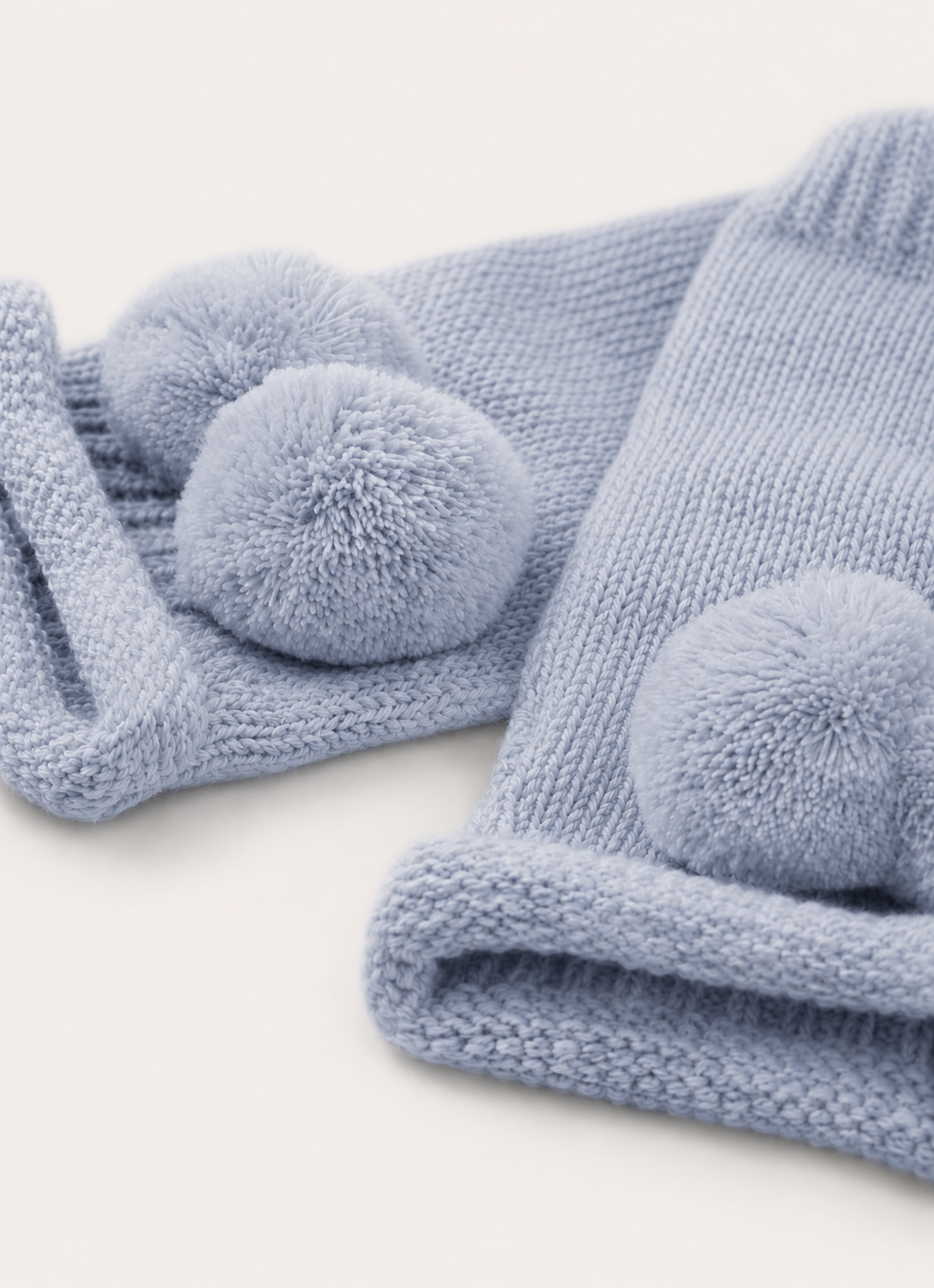 Luva Tricot Pompom