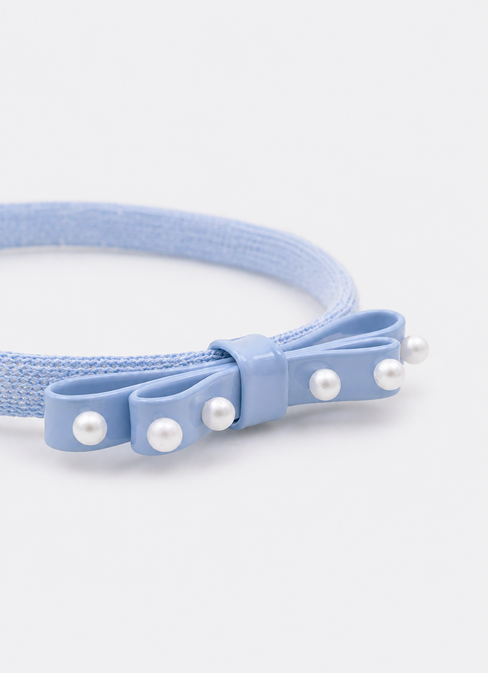 Arco Laço Duplo Courino Com Pérolas