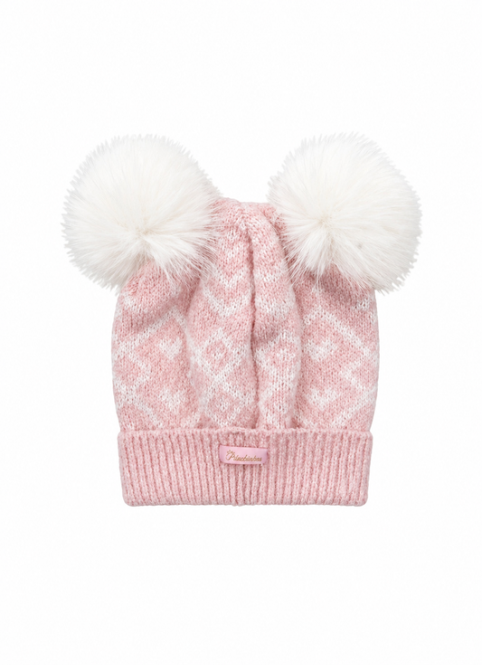 Touca Tricot Jacquard Floco E Coração Après