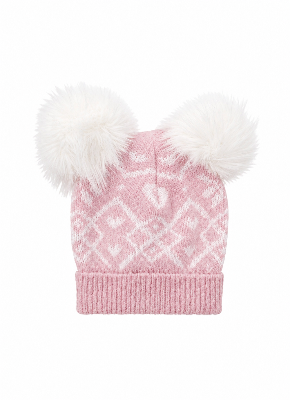 Touca Tricot Jacquard Floco E Coração Après