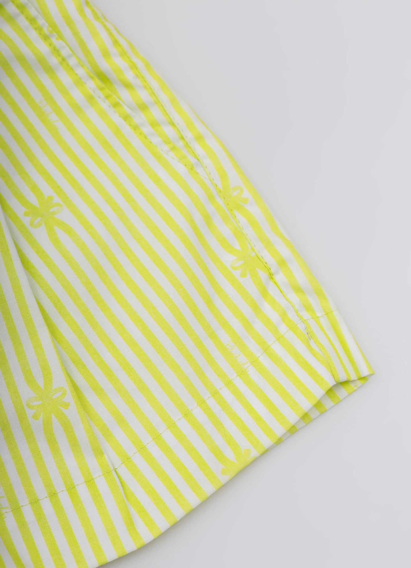 Short Algodão Cós Duplo Mini Listras