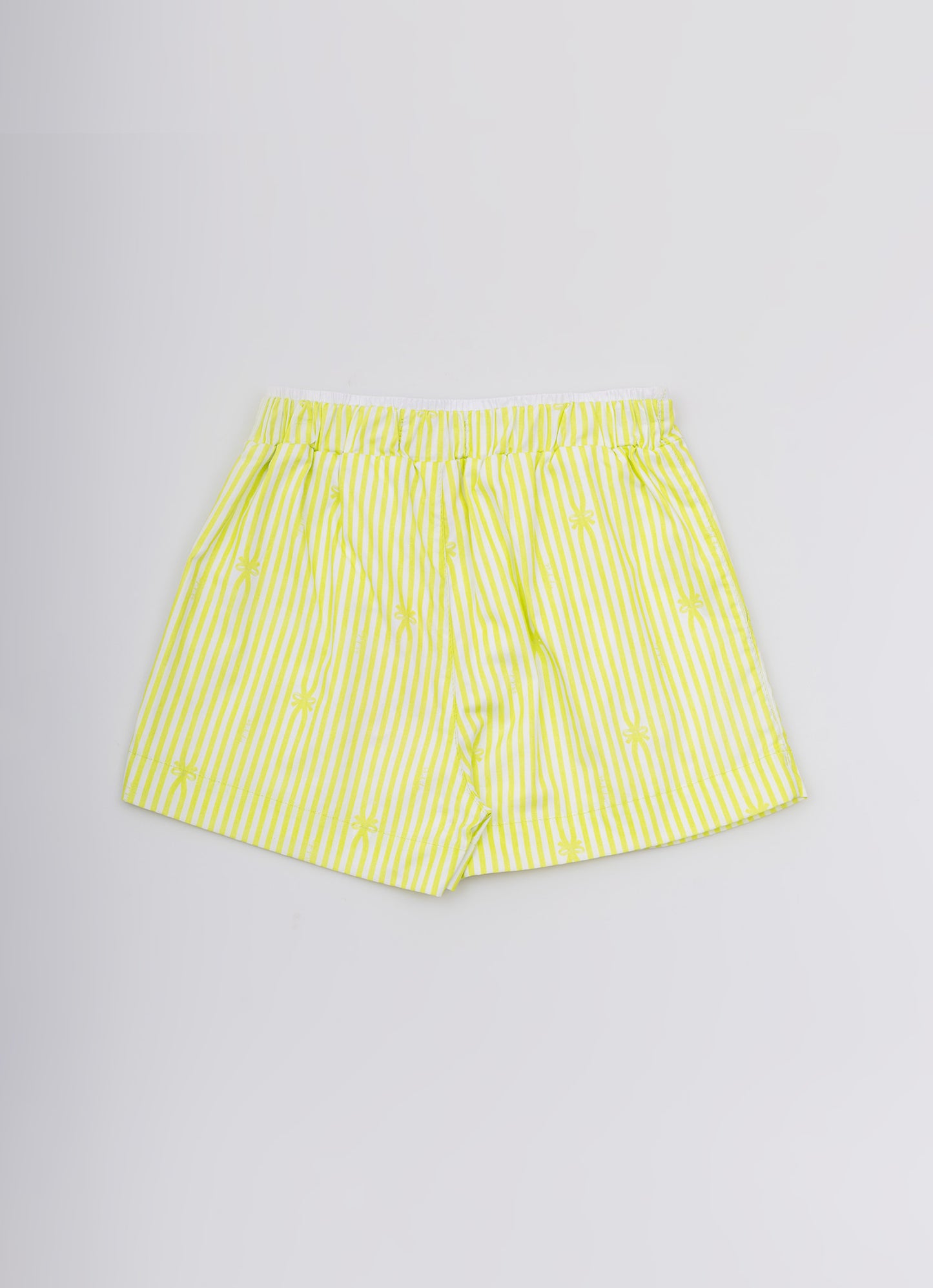 Short Algodão Cós Duplo Mini Listras