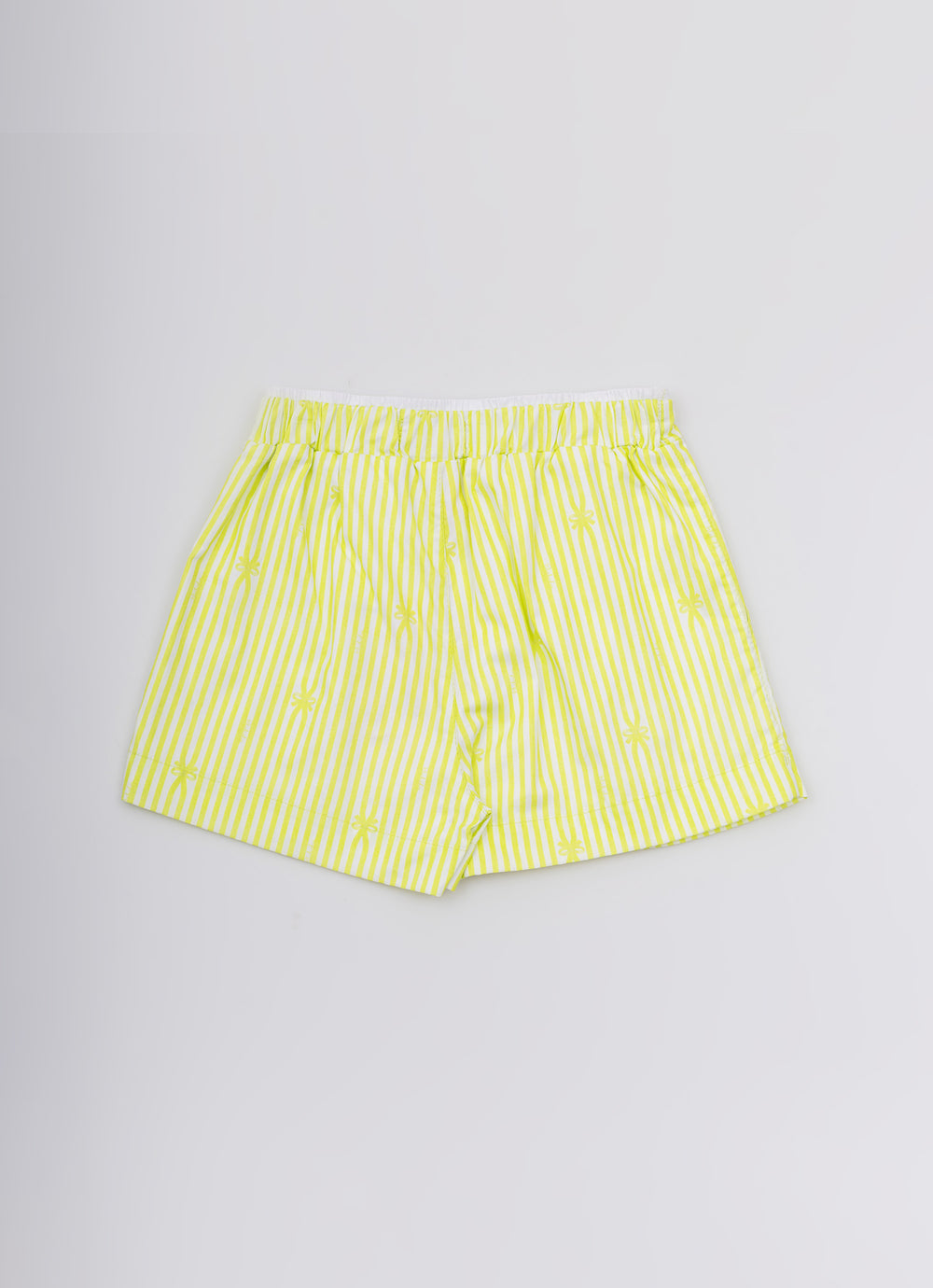 Short Algodão Cós Duplo Mini Listras