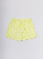 Short Algodão Cós Duplo Mini Listras