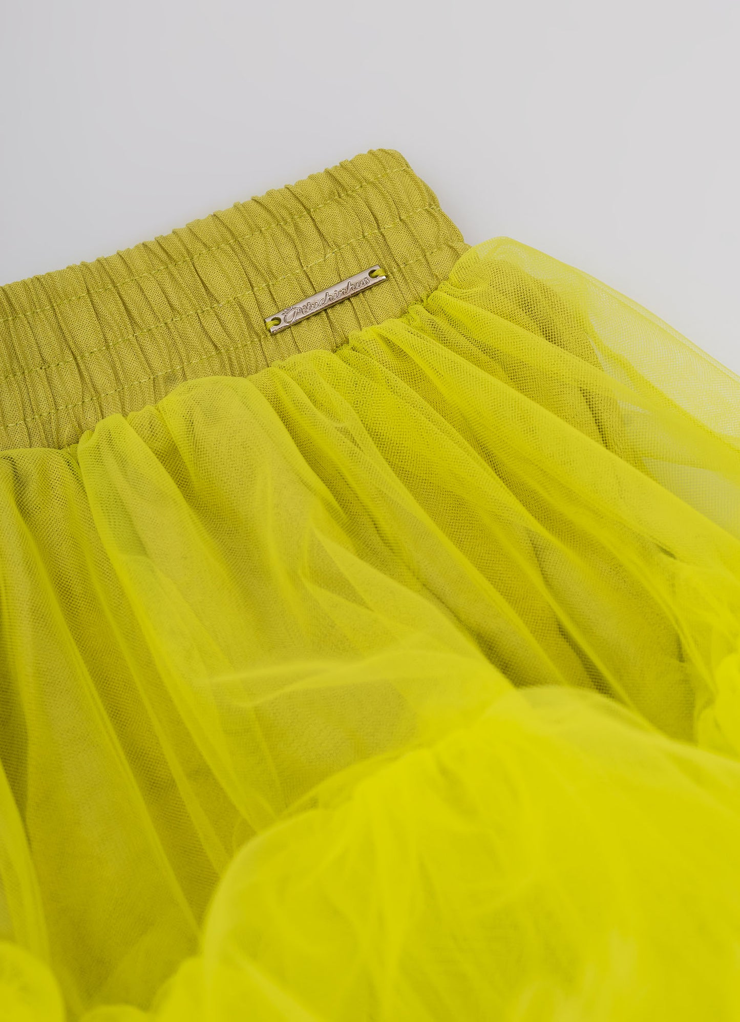 Saia Short com Tule Babado Frufru